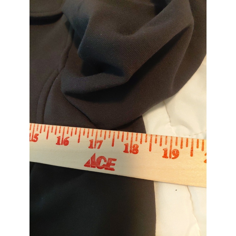 Ann Taylor Blazer Jacket Size 2 Navy 3/4 Sleeves Fully Lined Rayon & Nylon - Picture 7 of 8